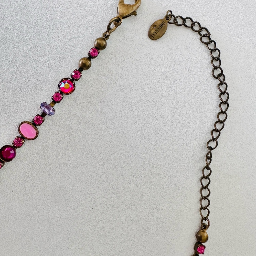 Sorelli Pink Gem Necklace - Picture 5 of 5